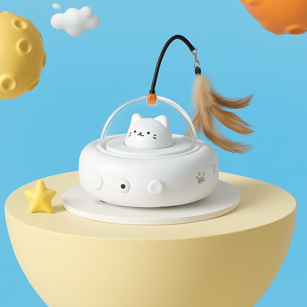 Jouet pour chat - Baguette à plume - Chatjouets