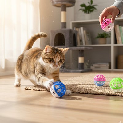 Balle pour chat | Interactive - Chatjouets