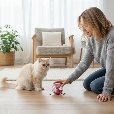 Balle pour chat | Interactive - Chatjouets