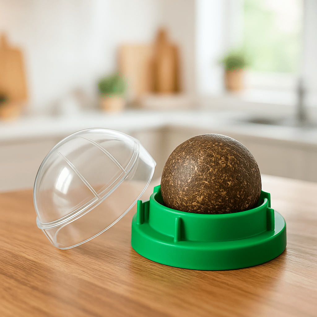 Chat Jouet - Balle d'herbe à chat | FixStim - Chatjouets