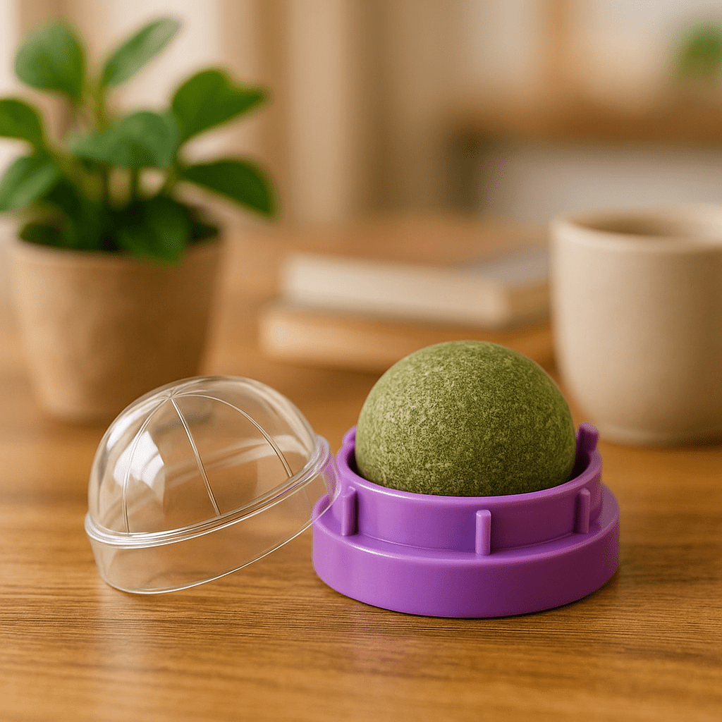 Chat Jouet - Balle d'herbe à chat | FixStim - Chatjouets