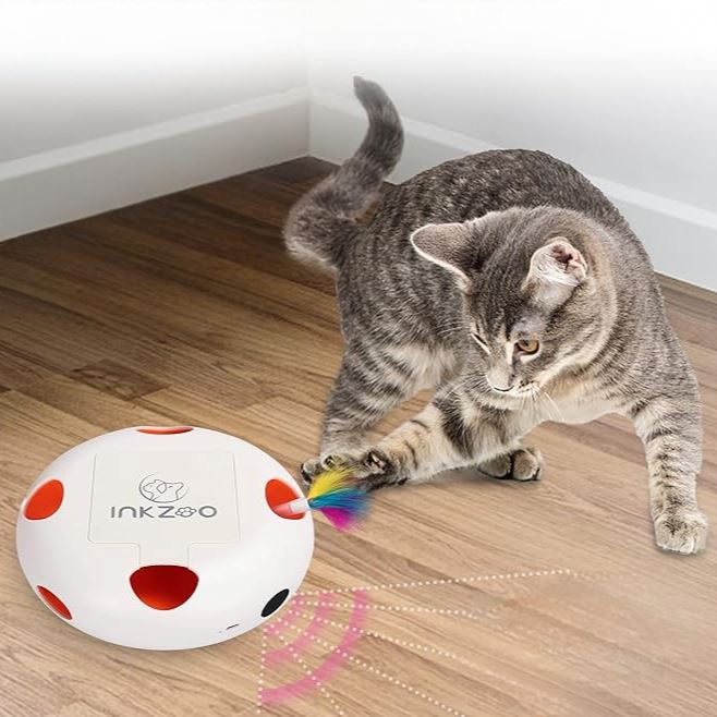 Jeux Chat - PlumeMagique™ - Blanc - Chatjouets