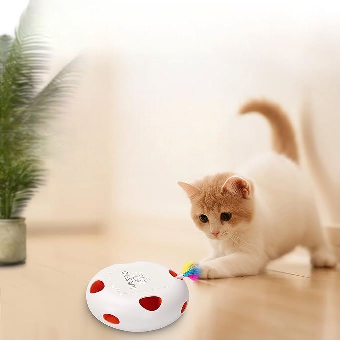 Jeux Chat - PlumeMagique™ - Blanc - Chatjouets