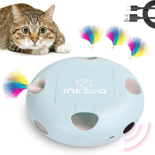 Jeux Chat - PlumeMagique™ - Bleu - Chatjouets