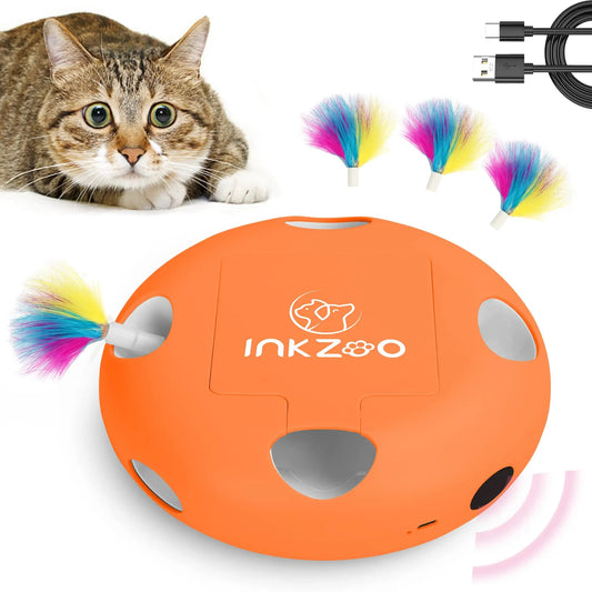 Jeux Chat - PlumeMagique™ - Orange - Chatjouets