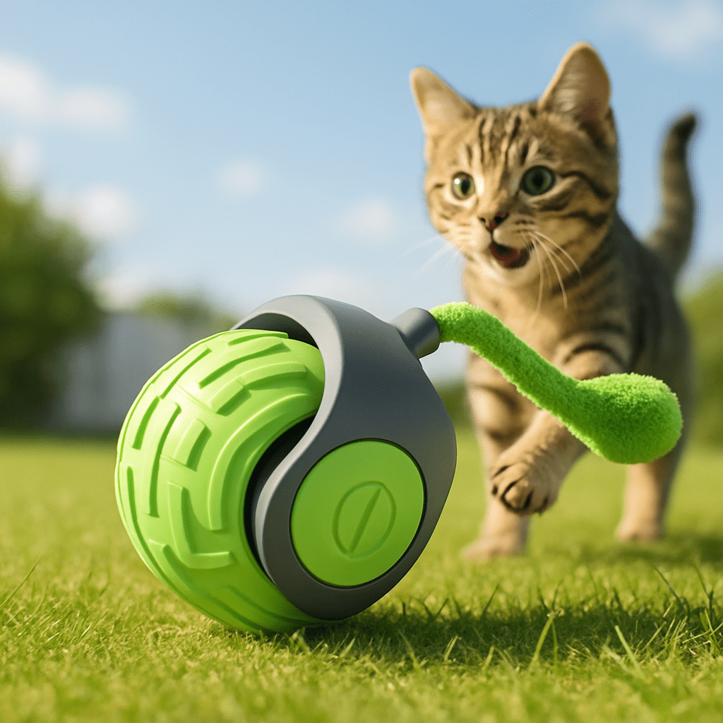 Jouet chat interactif | Balle Roulante - Chatjouets