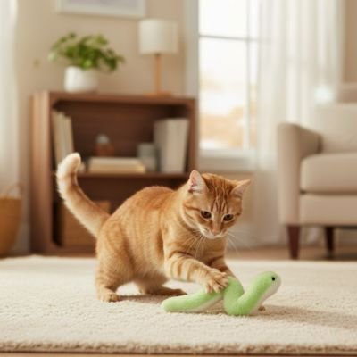 Jouet chat interactif | serpent pour chat - Chatjouets