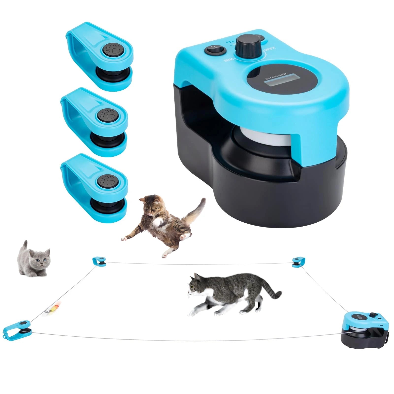 Jouet interactif de chasse avec télécommande - Chatjouets