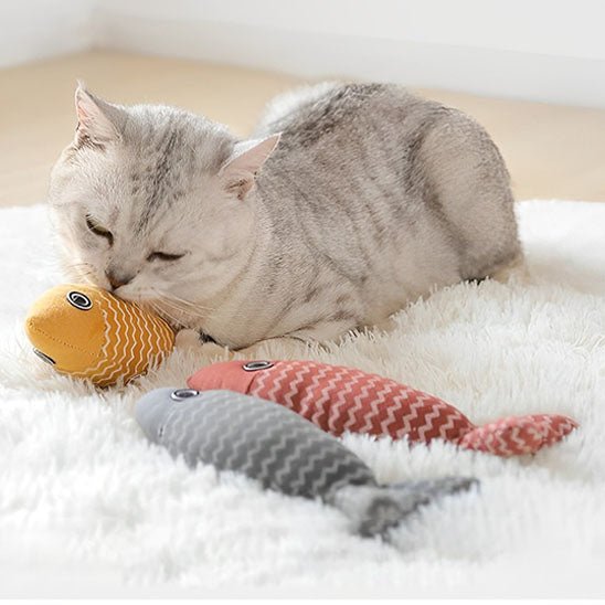 Jouet poisson pour chat - Chatjouets