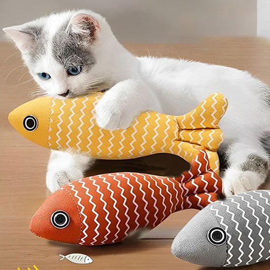 Jouet poisson pour chat - Chatjouets