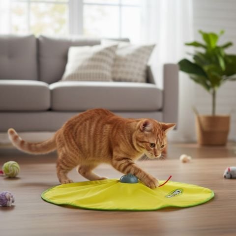 Jouets interactifs Chat | Tapis de jeu interactif - Chatjouets