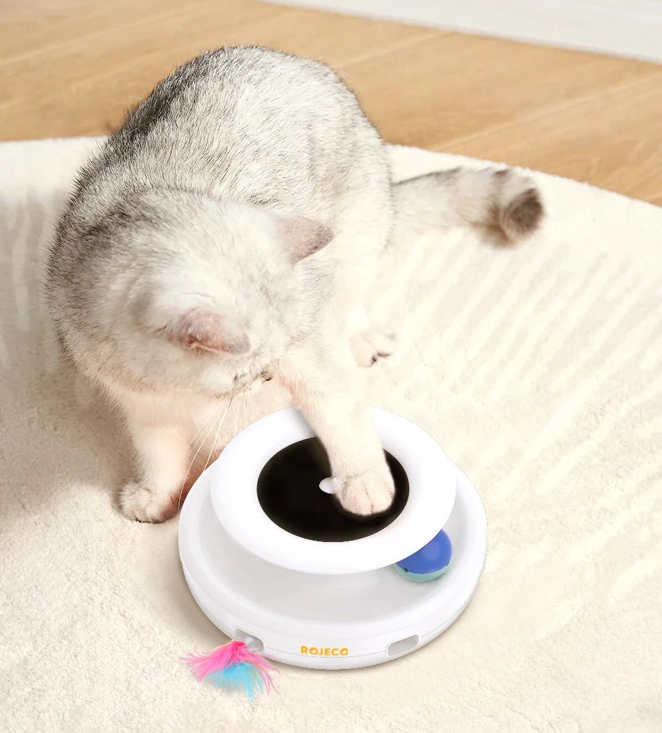ROJECO 2 en 1 Jouets intelligents pour chat - Chatjouets