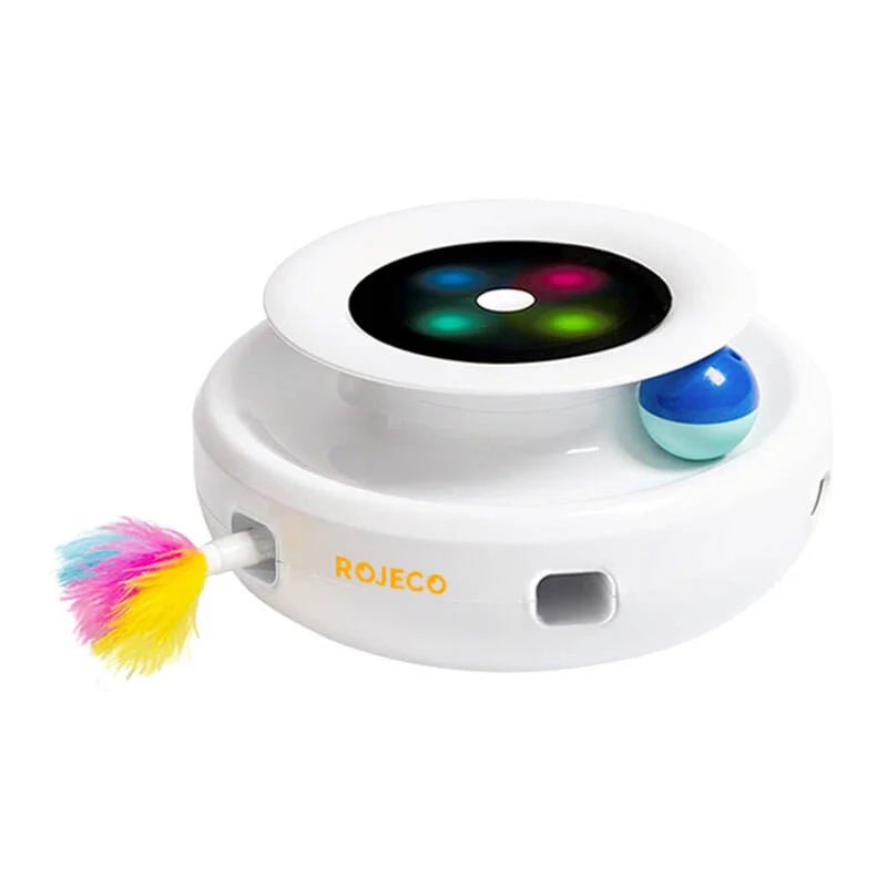ROJECO 2 en 1 Jouets intelligents pour chat - Chatjouets