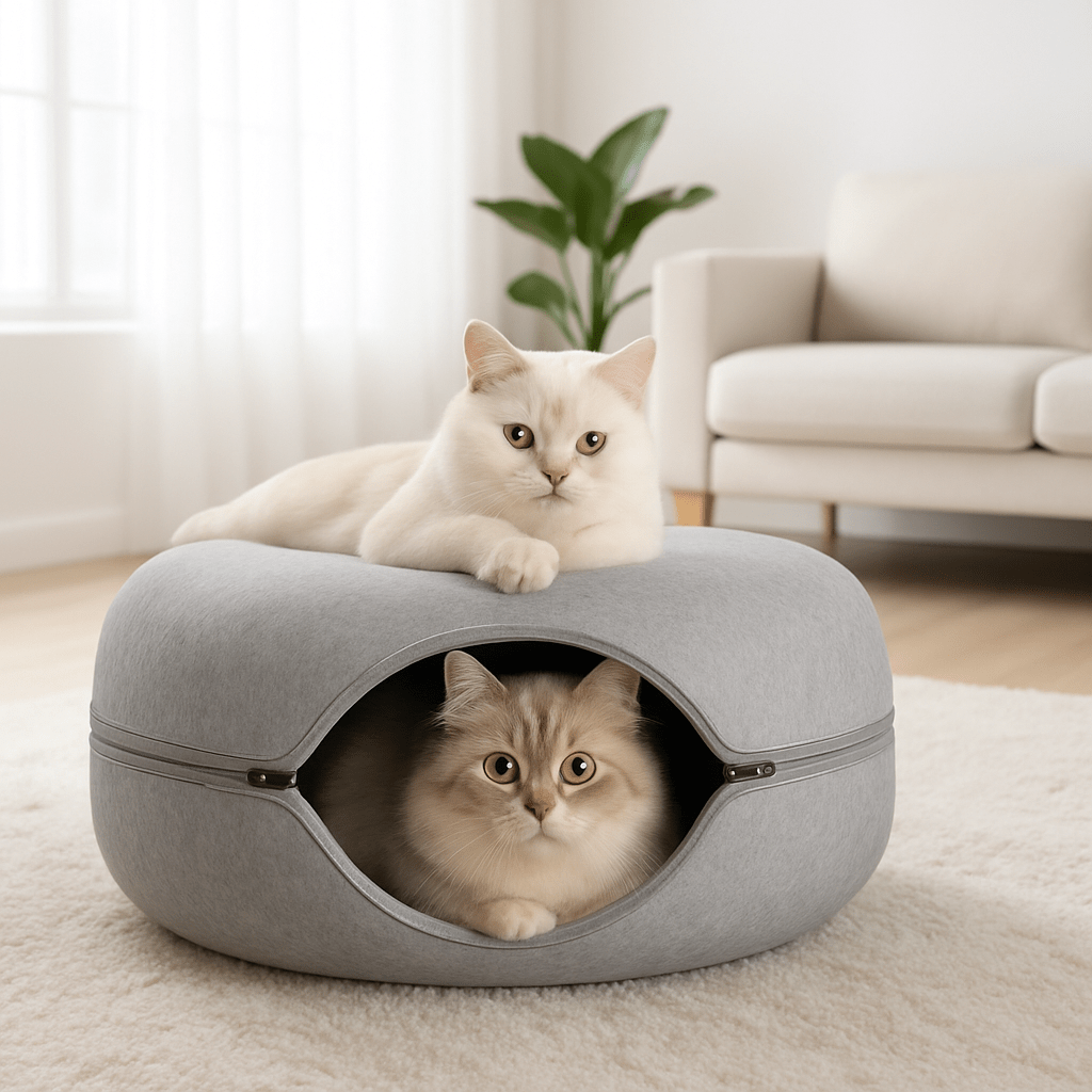 Tunnel pour chat | Élégance Féline - Chatjouets